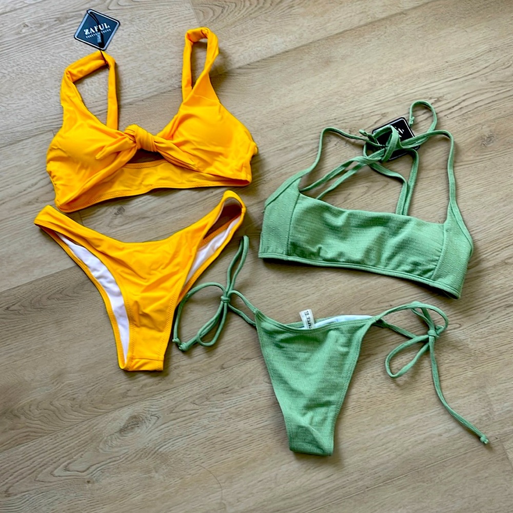 Brand new Zaful Bikini sets both in size small